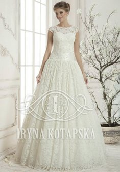 Свадебное платье Б52879. А-силуэт, длинное без шлейфа.