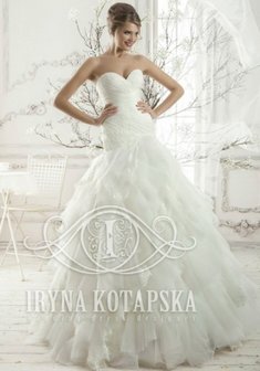 Свадебное платье Б52903. С пышной юбкой, длинное без шлейфа.